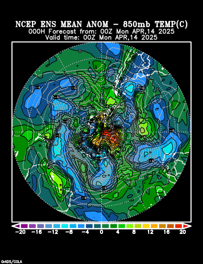 NCEP Ensemble forecast product