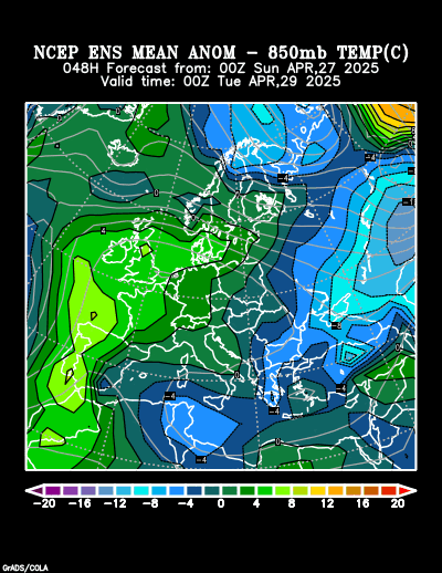 NCEP Ensemble t = 048 hour forecast product