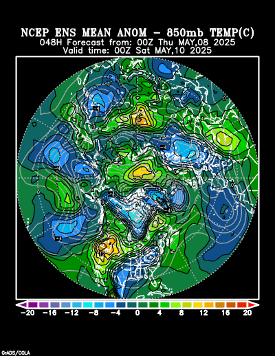 NCEP Ensemble t = 048 hour forecast product