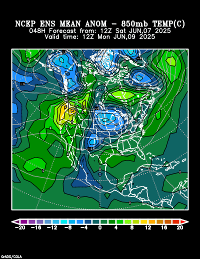 NCEP Ensemble forecast product