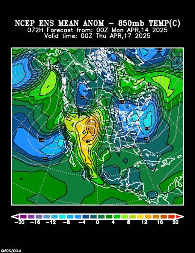 NCEP Ensemble forecast product