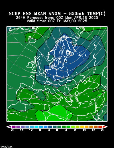 NCEP Ensemble forecast product