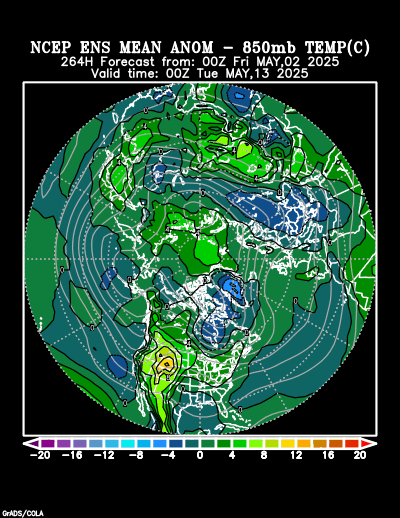 NCEP Ensemble forecast product