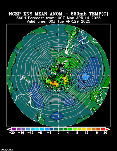 NCEP Ensemble forecast product