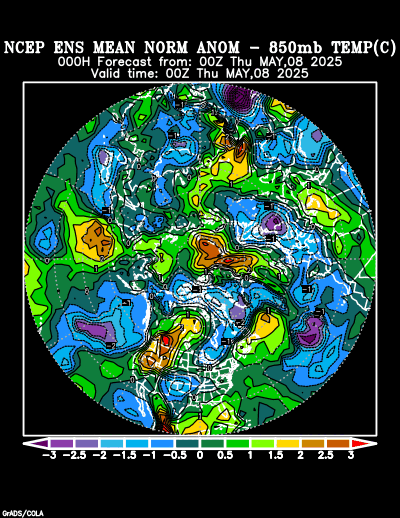 NCEP Ensemble forecast product