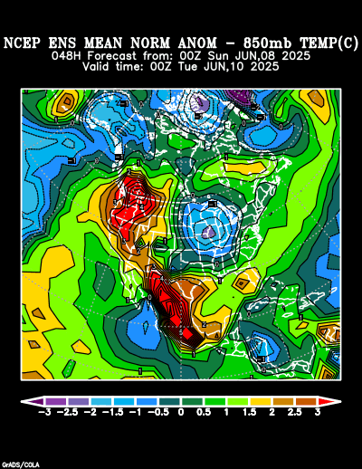 NCEP Ensemble forecast product