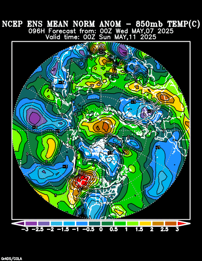 NCEP Ensemble forecast product