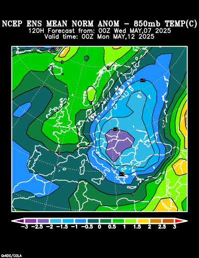 NCEP Ensemble forecast product