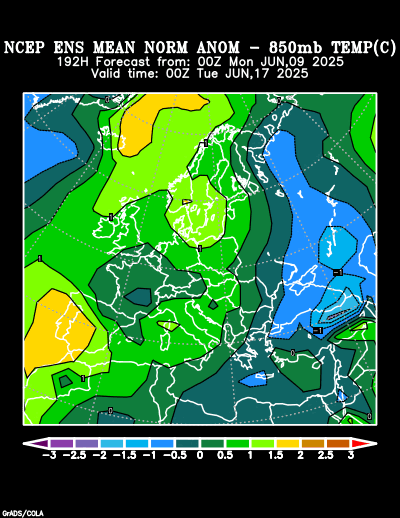 NCEP Ensemble forecast product