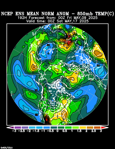 NCEP Ensemble forecast product