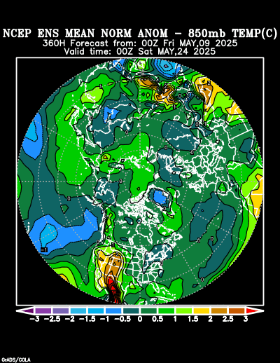 NCEP Ensemble forecast product