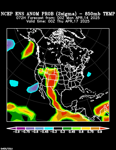 NCEP Ensemble forecast product