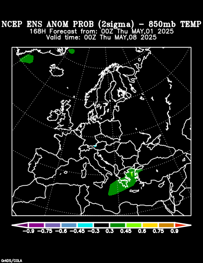 NCEP Ensemble forecast product