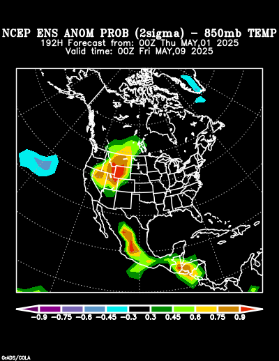 NCEP Ensemble forecast product