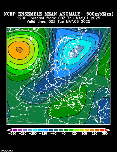 NCEP Ensemble forecast product