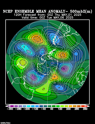 NCEP Ensemble forecast product