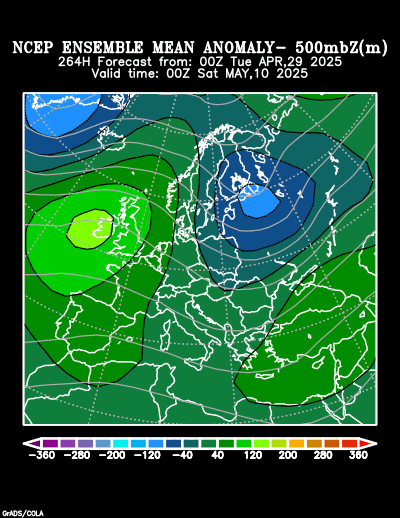 NCEP Ensemble forecast product