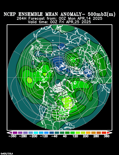 NCEP Ensemble forecast product