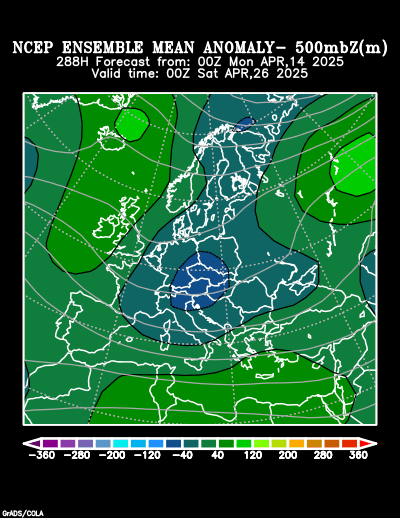 NCEP Ensemble forecast product