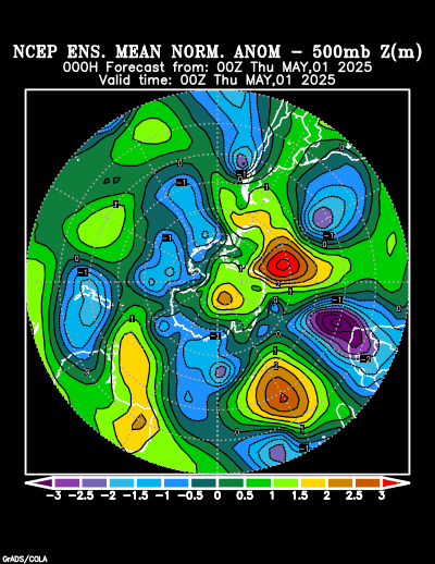 NCEP Ensemble forecast product