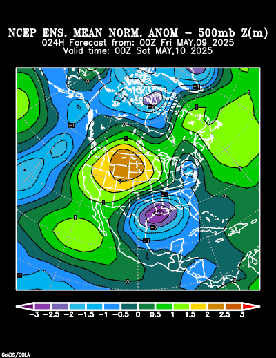 NCEP Ensemble forecast product