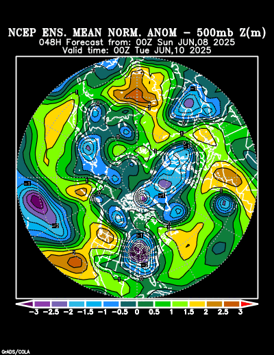 NCEP Ensemble forecast product