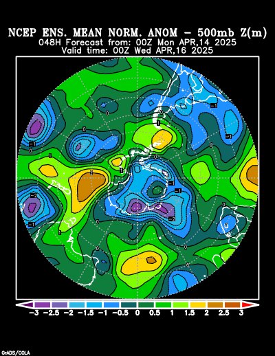 NCEP Ensemble forecast product