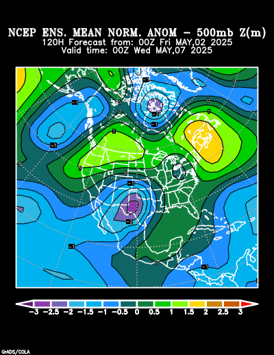 NCEP Ensemble forecast product