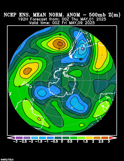 NCEP Ensemble forecast product