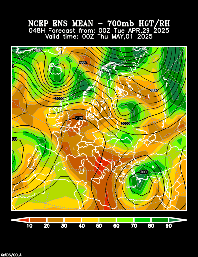 NCEP Ensemble forecast product