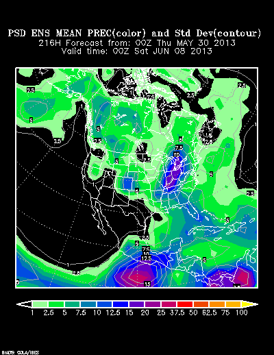 PSL Reforecast Ensemble plot