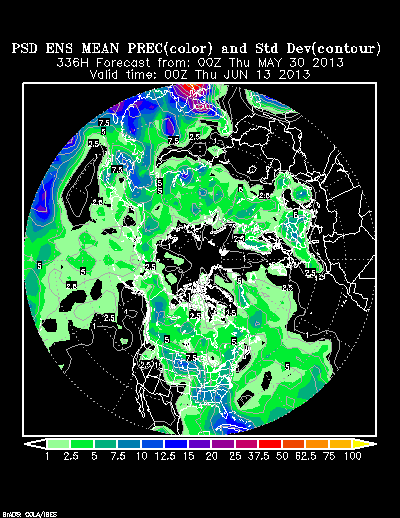 PSL Reforecast Ensemble plot