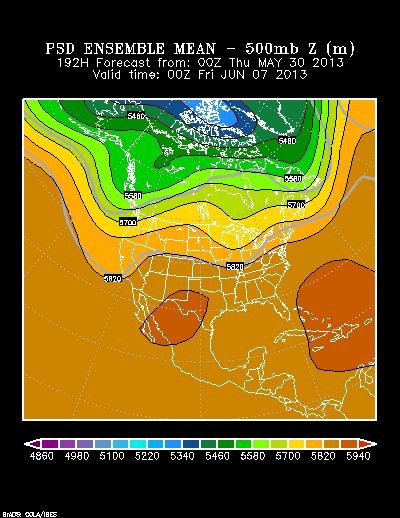 REFORECAST Ensemble t = 192 hour forecast product