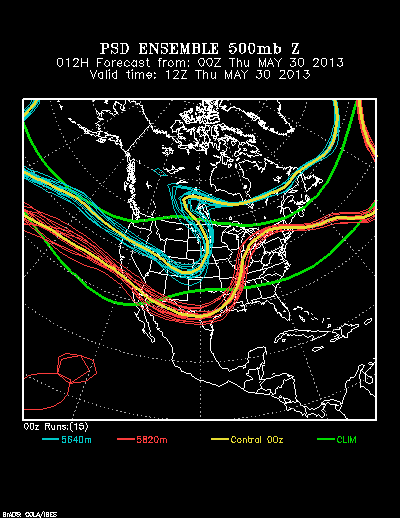 REFORECAST Ensemble t = 012 hour forecast product