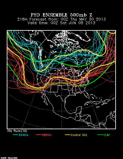 REFORECAST Ensemble t = 216 hour forecast product