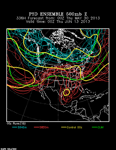 REFORECAST Ensemble t = 336 hour forecast product