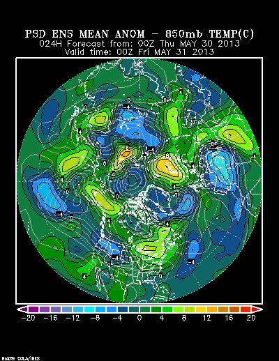 PSL Reforecast Ensemble plot