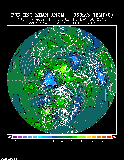 REFORECAST Ensemble t = 192 hour forecast product