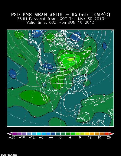 REFORECAST Ensemble t = 264 hour forecast product