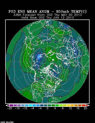 PSL Reforecast Ensemble plot