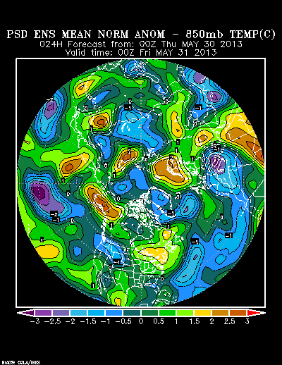 PSL Reforecast Ensemble plot