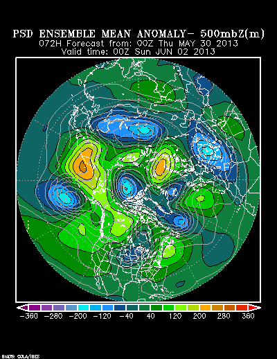 REFORECAST Ensemble t = 072 hour forecast product