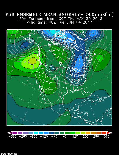 REFORECAST Ensemble t = 120 hour forecast product