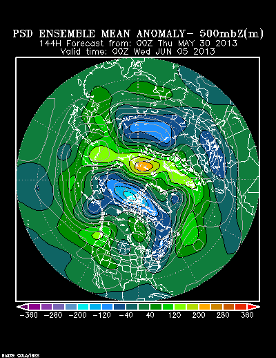 REFORECAST Ensemble t = 144 hour forecast product