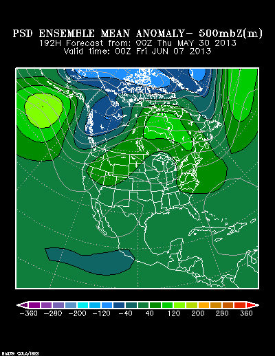 REFORECAST Ensemble t = 192 hour forecast product