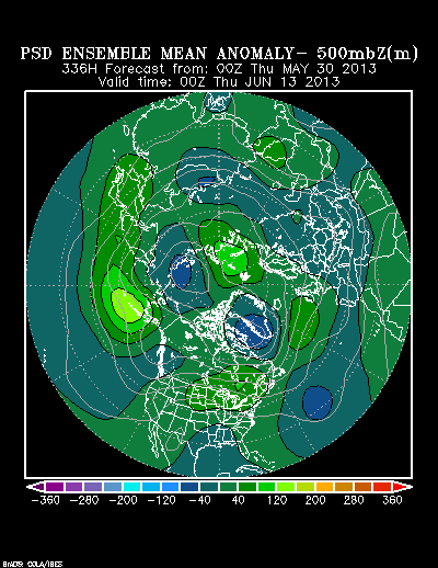 REFORECAST Ensemble t = 336 hour forecast product