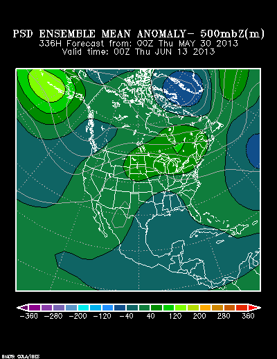 REFORECAST Ensemble t = 336 hour forecast product