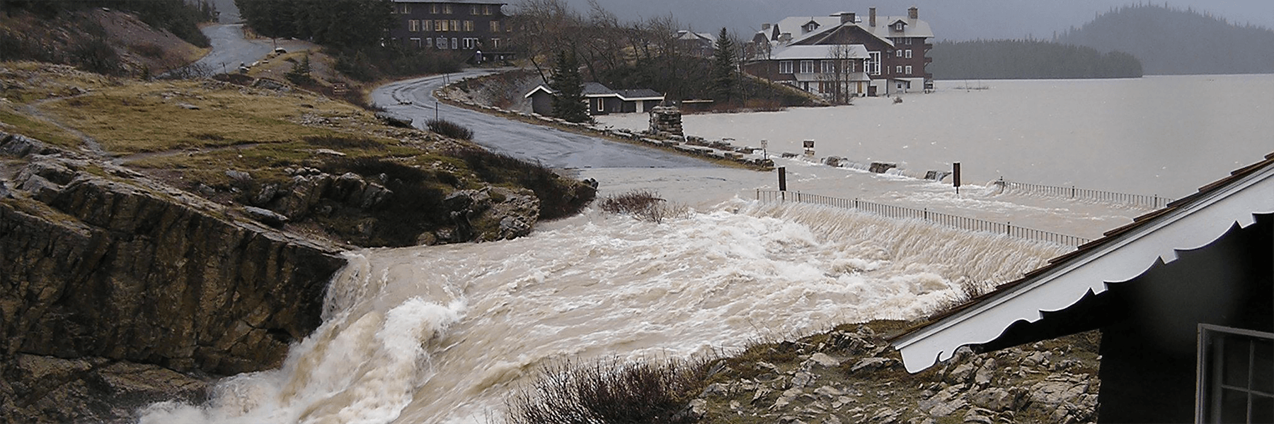 Flooding at Glacier National Park, MT