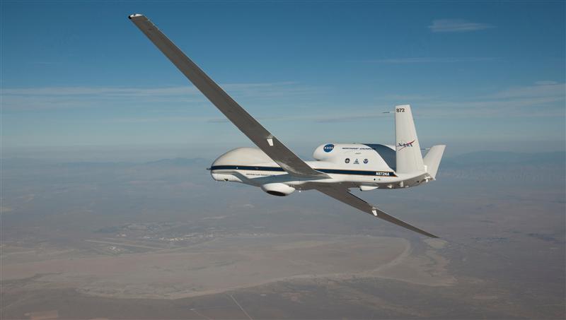 The Global Hawk uncrewed aircraft