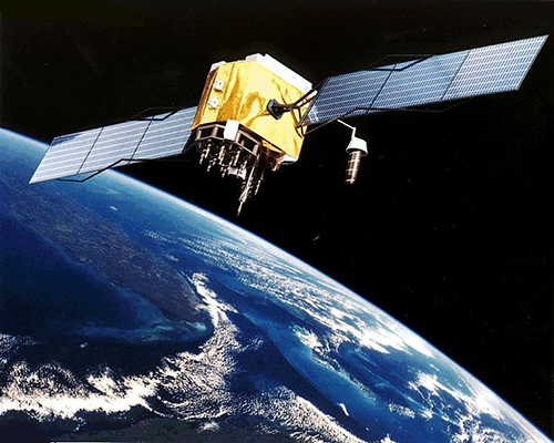 GPS satellite image courtesy NASA